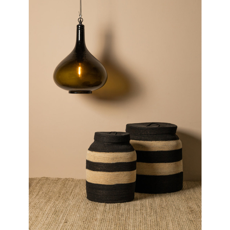 Goa Laundry Basket Obsidian